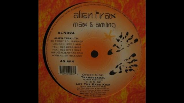 Max & Amino - Let The Bass Kick (Lick The Biscuit Mix) (Trance 2001) смотреть онлайн