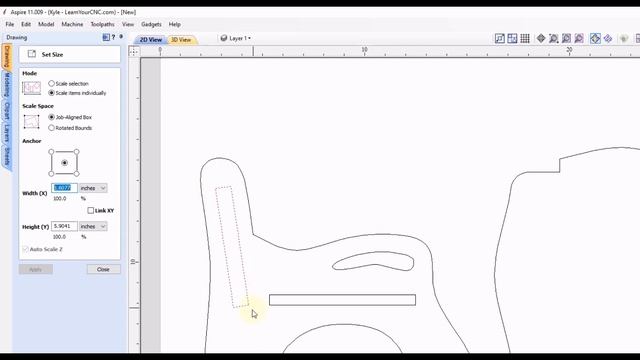 Tips on Scaling Objects and How to Convert MM to Inches - Vectric VCarve, Aspire, & Cut2D Quick Tip смотреть онлайн