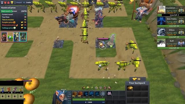 DOTA 2 RANDOM FARM TD смотреть онлайн