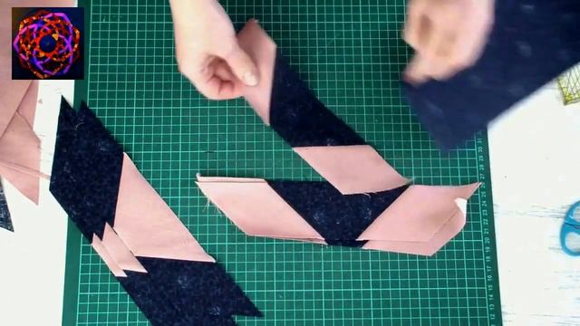 ПЭЧВОРК ПРОСТО и ЯРКО из двух полос ткани "ЗВЕЗДА ОХОТНИКА"! patchwork block star hunter смотреть онлайн