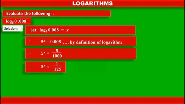 FAST TRACK ANS, 3. Evaluate the following , log of 0.008 to the base 5 смотреть онлайн