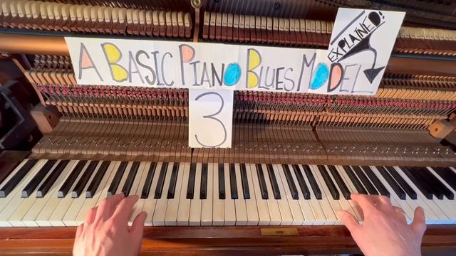 A BASIC PIANO BLUES MODEL EXPLAINED - Parts 2, 3 + 4. смотреть онлайн
