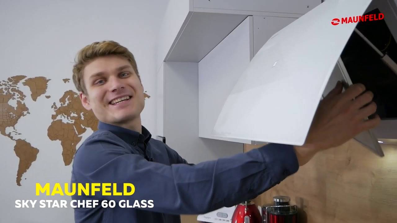 Видеообзор на вытяжку MAUNFELD Sky Star Chef 60 смотреть онлайн