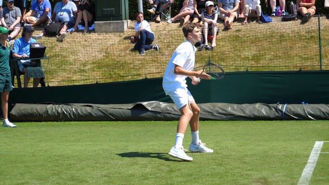 Jack Draper Backhand Slow Motion - ATP Next Gen Two Handed Backhand Technique