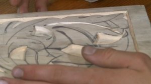 Плоскорельефная резьба в технике одного резца