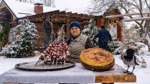 Приготовление Обеда для Строителей в Зимний День