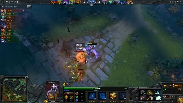 Dota 2 SumaiL 1.1k GPM alchemist with armlet build смотреть онлайн