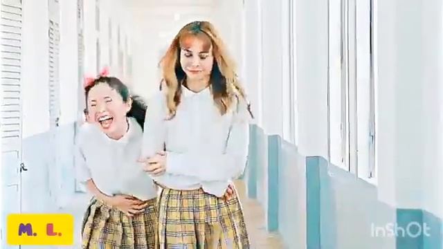 💕Красавчик школы влюбился в иностранку💕 клип к Дораме❤(Корейская реклама)❤ смотреть онлайн