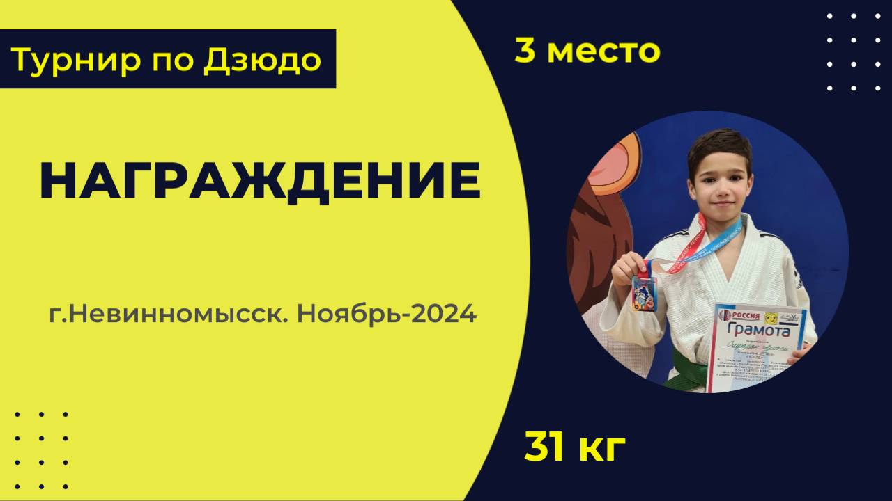 6. Награждение [Ноябрь 2024]