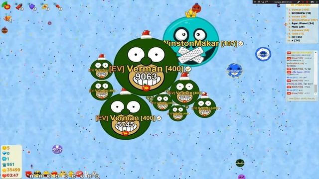 Играем в агарио Голодные игры %3 смотреть онлайн