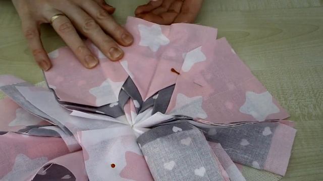 Техника АРТИШОК как складывать ткань [diy] смотреть онлайн