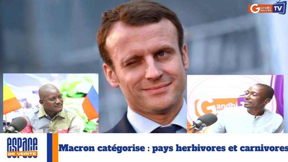 Macron Catégorise; Pays Herbivores Et Carnivores
