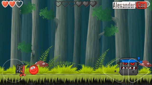 НОВЫЙ БОСС НАПАЛ НА КРАСНЫЙ ШАР в игре красный шарик для детей про New Red Ball 4 смотреть онлайн