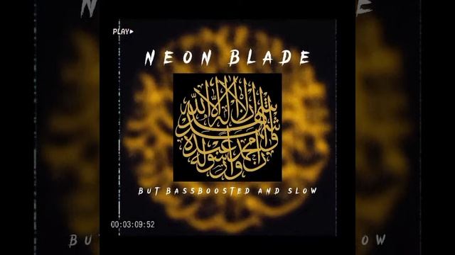 AL|HATIFU|PHONK|MoonDeity — NEON BLADE (Bass boosted+slowed) смотреть онлайн