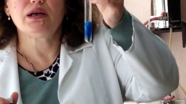 Опыт.Проба на восстановление солей меди. смотреть онлайн