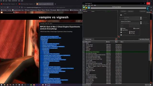 How to Copy Paste Cheat Engine Codes (RCPS3 God of War Collection) смотреть онлайн
