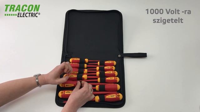 Tracon Electric 1000 V-ra szigetelt csavarhúzók смотреть онлайн