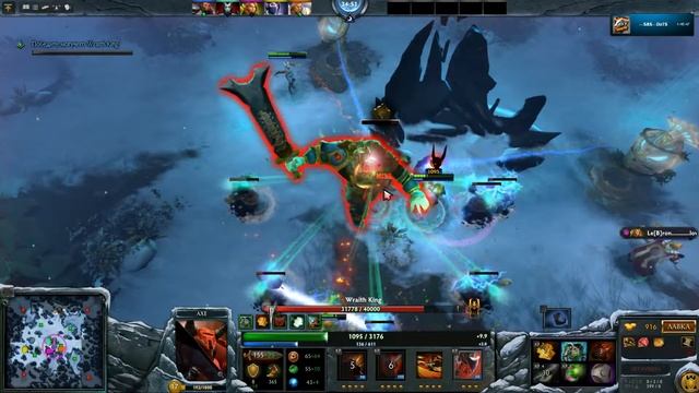 Dota 2 Wraith Night! (Ночь призраков) Снова Акс рубит головы! смотреть онлайн