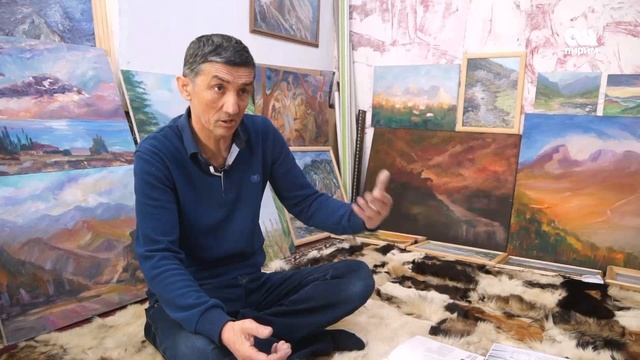 Өнөр. Үч сүрөттү бир тарткан инсан Кубанычбек Мамараимов 27.04 17