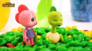 Learn Colors with Kinetic Sand & Toy Bees | Videos For Kids | Hello Cocobi