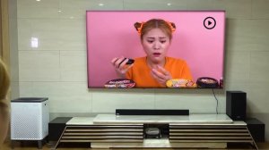 MUKBANG! Fire Spicy Noodle Food Color Challenge by HIU 하이유