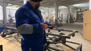 Установка реактивных тяг на заднюю часть вездехода. Часть вторая.