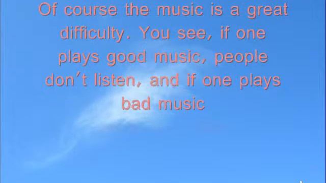 Oscar Wilde Quotes from The Importance of Being Earnest смотреть онлайн