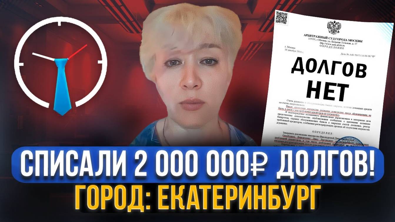 Отзыв по банкротству в компании делу время Екатеринбург смотреть онлайн