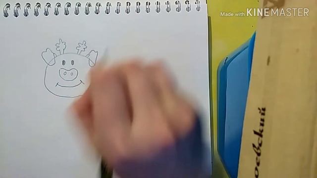 РИСУЮ СИМВОЛ 2019 ГОДА// смотреть онлайн