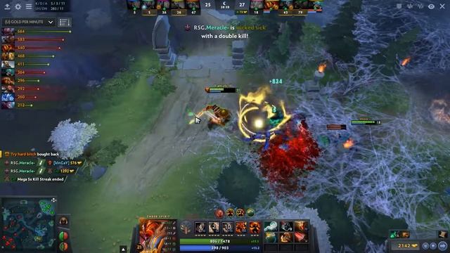 YamateH Ember Spirit vs Meracle- Broodmother | Legendary SEA Players | Dota 2 Pro Highlights смотреть онлайн