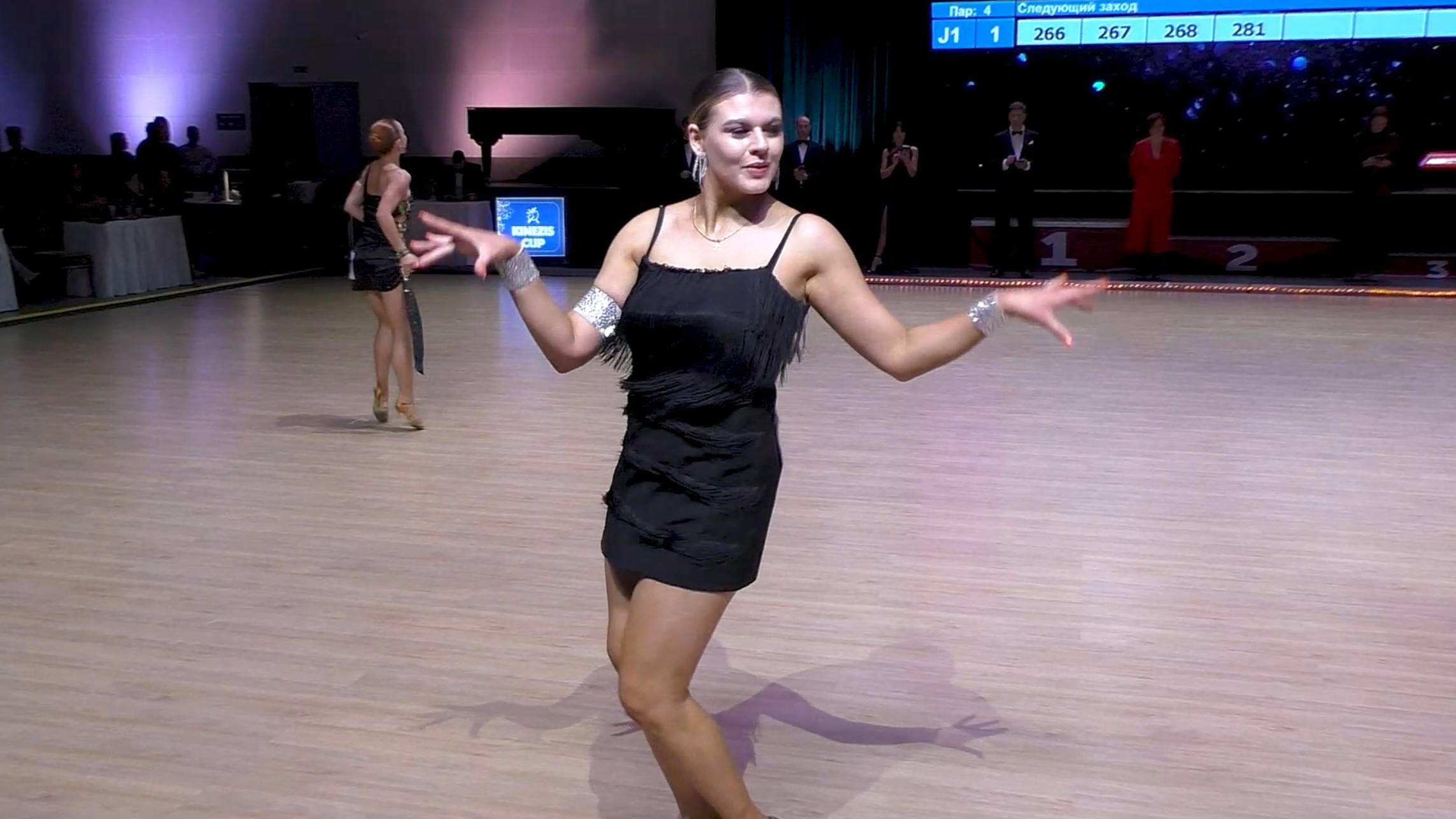 Взрослые Соло Леди La (Шт), 1 тур: ча-ча-ча, румба, джайв. Kinezis Cup 2024 / бальные танцы смотреть онлайн