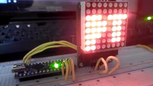 Поделка 7. LED Matrix 8x8 смотреть онлайн