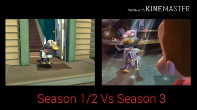 The Adventures of Jimmy Neutron: Boy Genius - Intro (Season 1/2 Vs Season 3) смотреть онлайн