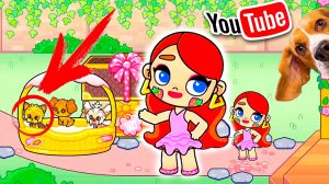 МНОГО МАЛЕНЬКИХ ЩЕНЯТ. Кира и Аня РАДЫ до НОСА))))).  #avatarworldfamily