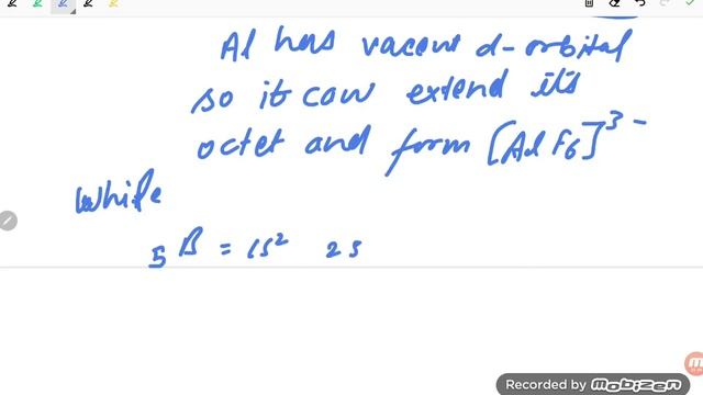 aluminium farm [AlF6]3 - but Boron does not form [BF6]3 - and why смотреть онлайн