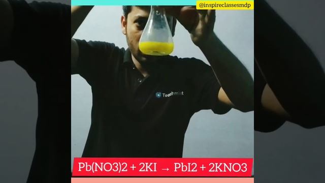 Chemical Reaction || Pb(NO3)2 + 2KI → PbI2 + 2KNO3 смотреть онлайн