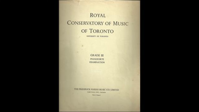 Three Blind Mice (Cedric W Lamont) (RCM Grade 3 Piano 1953) смотреть онлайн
