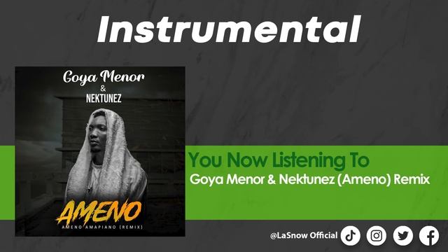 Goya Menor & Nektunez - Ameno Amapiano Remix (Instrumental)