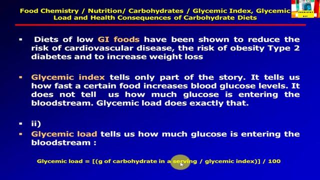 nutrition / carbohydrates / glycemic index, glycemic load and health effects of carbohydrate diets смотреть онлайн