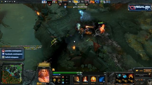 Dota 2 - Lina guide (nuker) смотреть онлайн