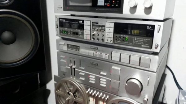 Deck dual Pioneer ct-1040w. Cinta Type II cromo Maxell.