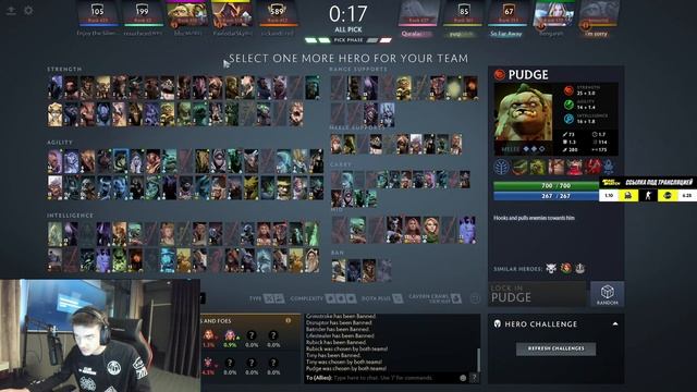 СТРИМСНАЙПЕР ДОВЕЛ АЛОХУ ДО ТИЛЬТА БАНАМИ ПЕРСОНАЖЕЙ | Топ dota смотреть онлайн