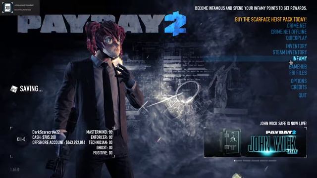 Payday 2 Infamy Level XIII смотреть онлайн