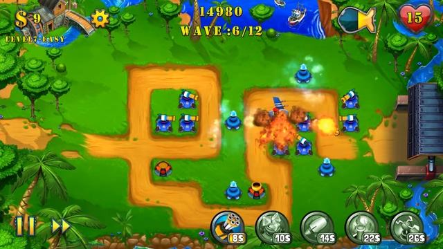 Tower Defense Evolution level 7 easy (Защита замка эволюция уровень 7 легко) смотреть онлайн