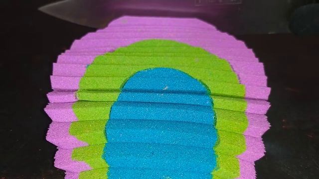 Кинетический песок ASMR. Очень успокаивающее и приятное видео. Very soothing and enjoyable video. смотреть онлайн