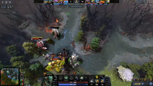 Dota 2 1v2 Outplay Undying Pos 5 смотреть онлайн