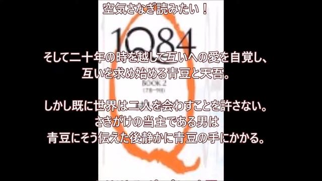 【読書感想動画】１Ｑ８４　ＢＯＯＫ２　村上春樹 смотреть онлайн