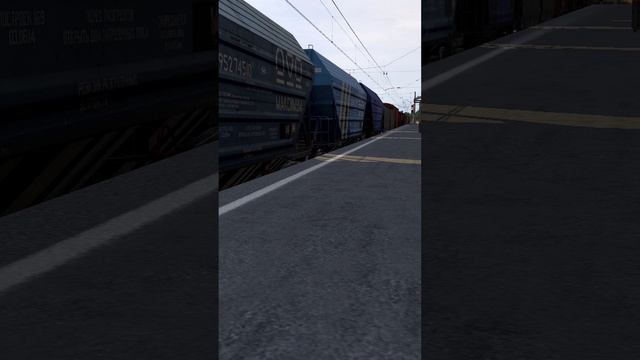 Trainz 22, «ВЛ11-569 проходит станцию Ревякино» смотреть онлайн
