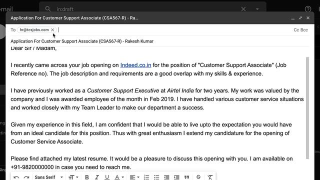 How To Write Job Application Email for Freshers & Experienced in Hindi - Subject, Rules, Samples смотреть онлайн