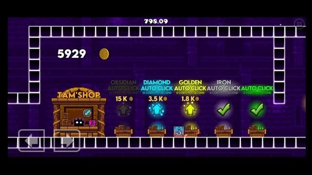 😱Уровень кликер в платформере Geometry Dash 2.2. смотреть онлайн